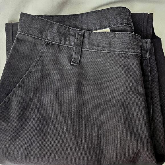 RED KAP WOMEN'S BLACK DURA-KAP WORK PANTS – SIZE 12x32 – TOUGHTEX™, STRAIGHT LEG - Picture 7 of 11